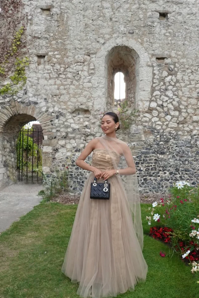 Jessica Delicate Champagne Color Evening Dresses A-line Tulle Prom Dresses Sexy Off-shoulder Party Dresses Vestidos De Gala