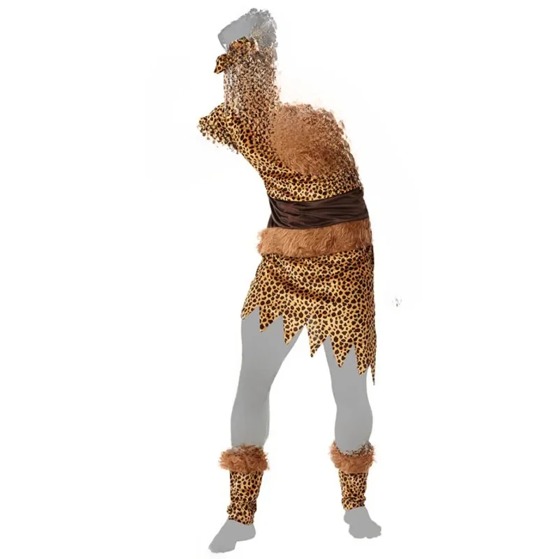 Salão de beleza homem adulto neandertal para festa carnaval teatro