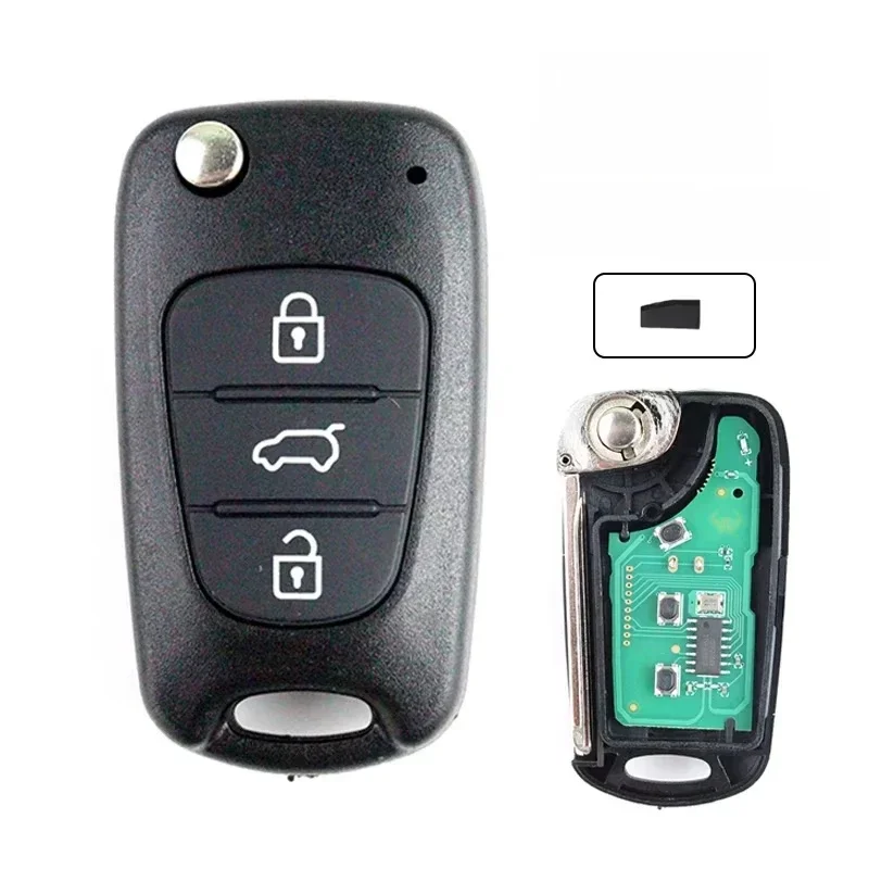 315mhz 433Mhz ID46 puce à distance clé de voiture à distance pour Hyundai I20 I30 IX35 Avante pour Kia K2 K5 Sportage coque de clé automatique