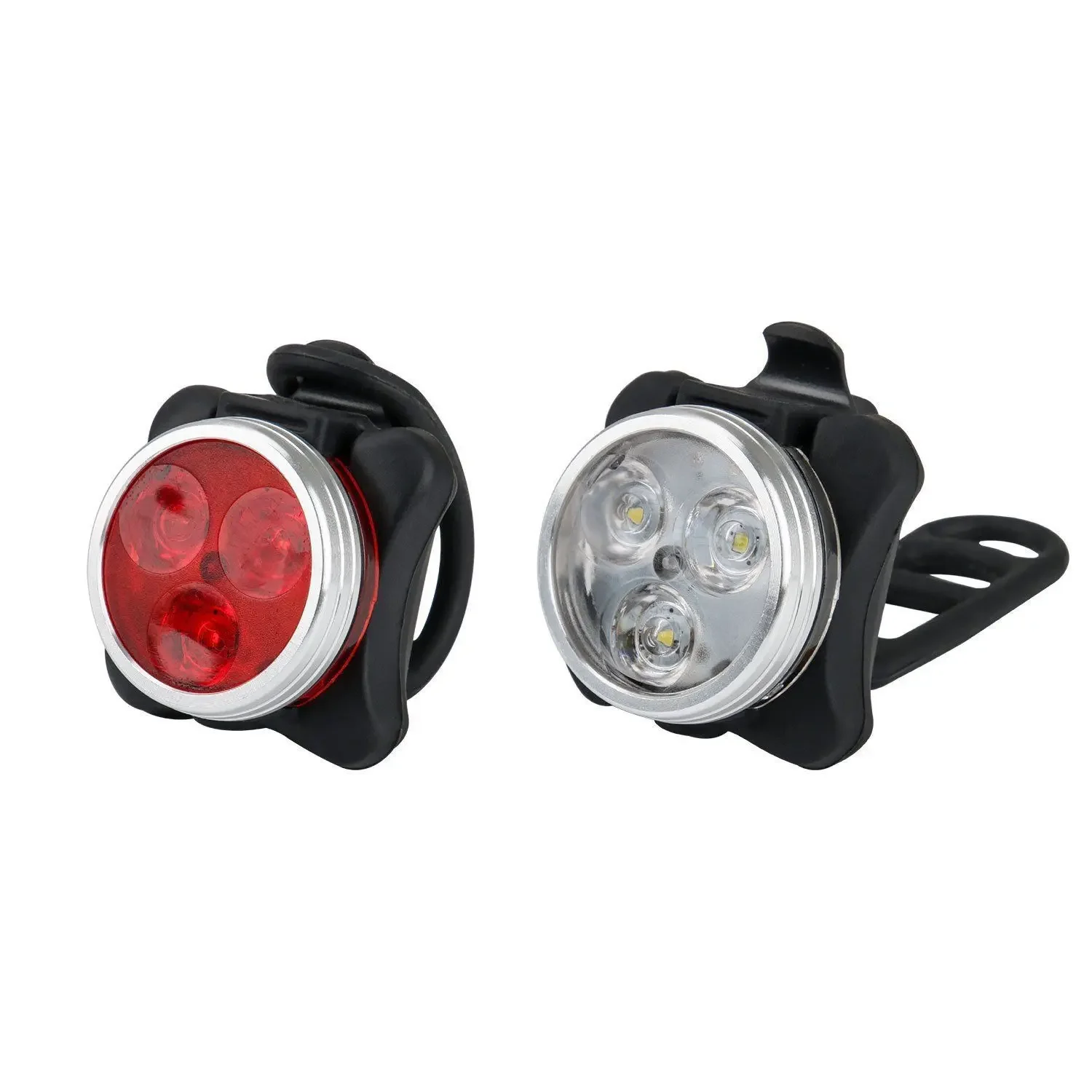 AliExpress Built-in Battery USB Rechargeable LED Bicycle Light Bike lamp Cycling Set Bright Front Headlight