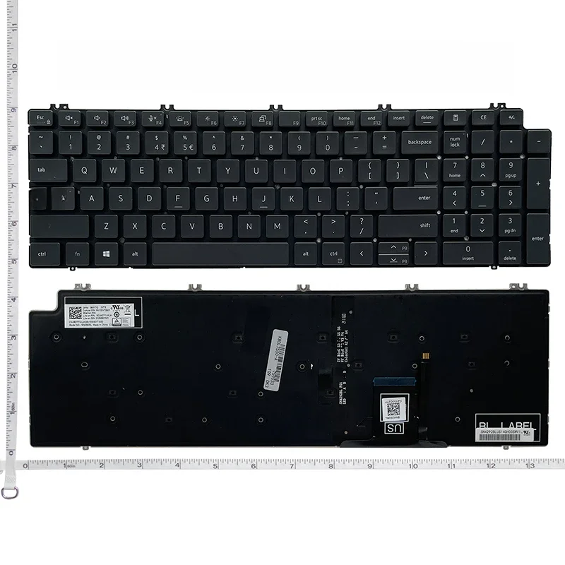 NOWA klawiatura amerykańska do klawiatury laptopa DELL Precision 7560 7750 7770 7550 7760 P104F P44E — zdjęcie produktu 6