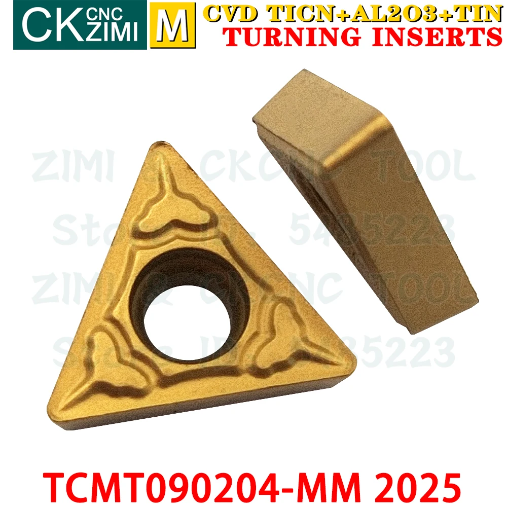 TCMT090204-MM 2025 TCMT 090204 MM 2025 كربيد إدراج الخارجية تحول إدراج أدوات TCMT باستخدام الحاسب الآلي الميكانيكية مخرطة معدنية أدوات القطع