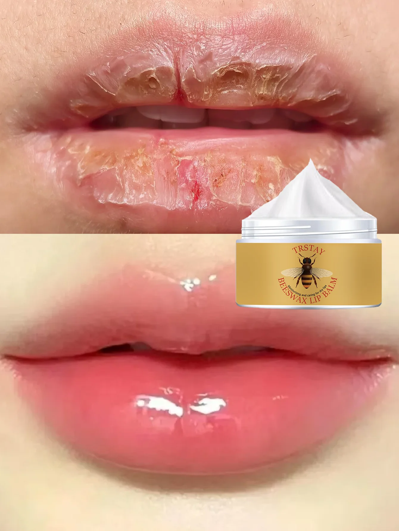 Day Night Nourishing Lip Balm Deep Hydration Moisturizer for Soft Smooth Lips Long Lasting Care with Natural Ingredients Vitamin - Image 6