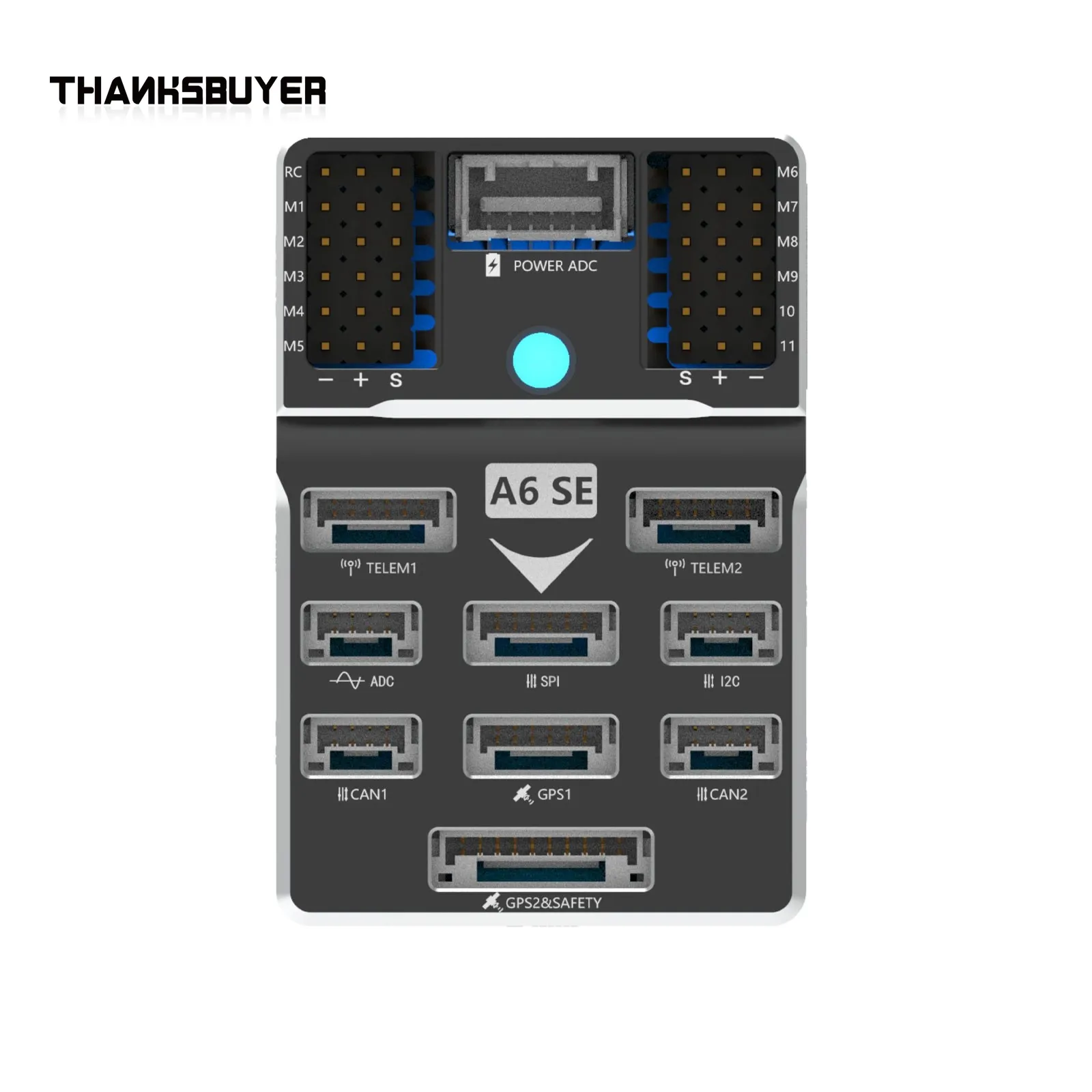 Controlador de alto desempenho para drones UAV, APM Optical UAV Flight Control, versão padrão, Pixhawk, A6 SE