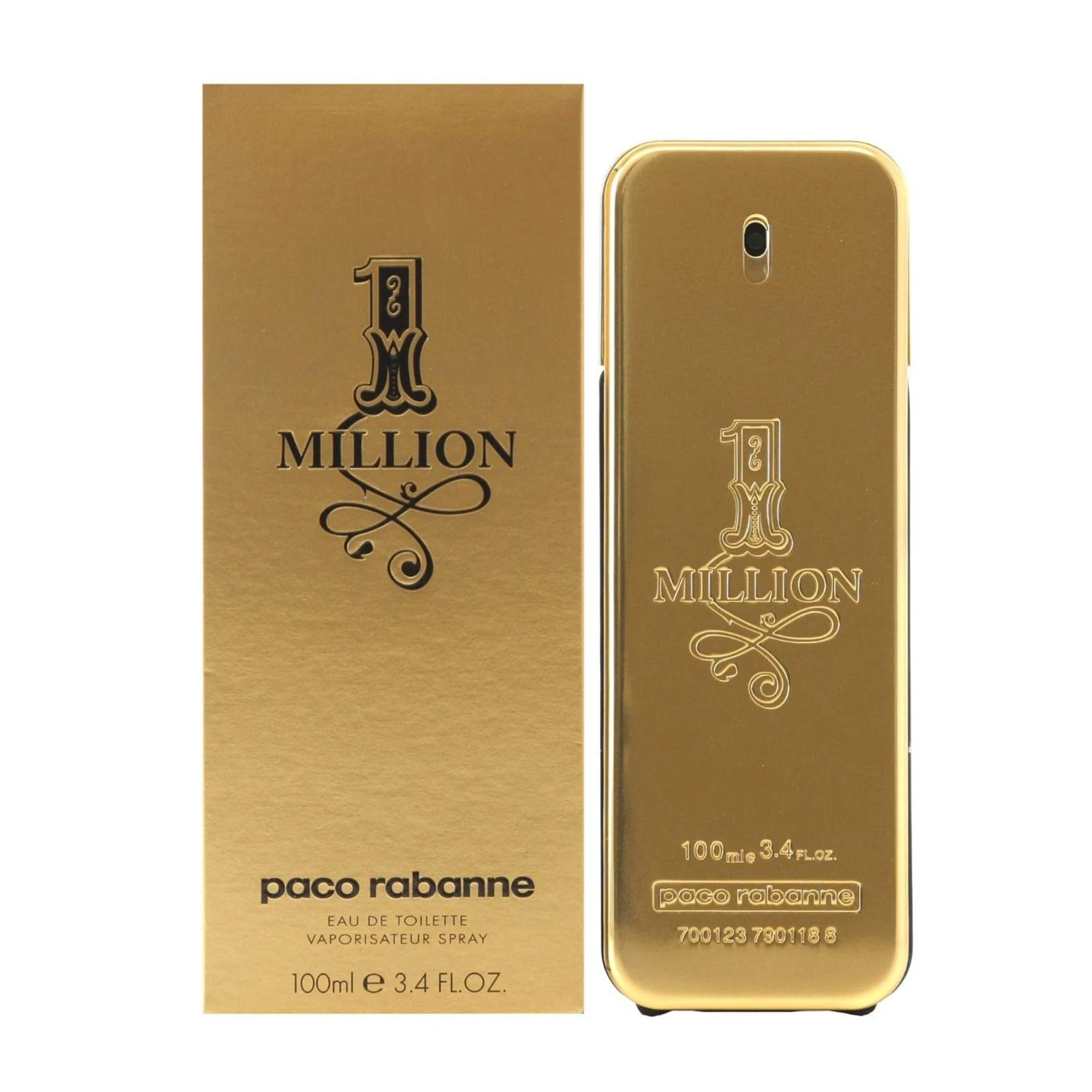 

1 Million By Paco Rabanne For Men's Eau De Toilette TESTER 3.4 fl oz 100 ml New Year GifT