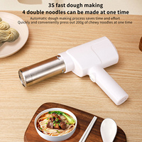Electric Manual Noodle Maker, Handheld Electric Noodle Maker, 5 Noodle Molds, 5 Accessories Portable Design For Family