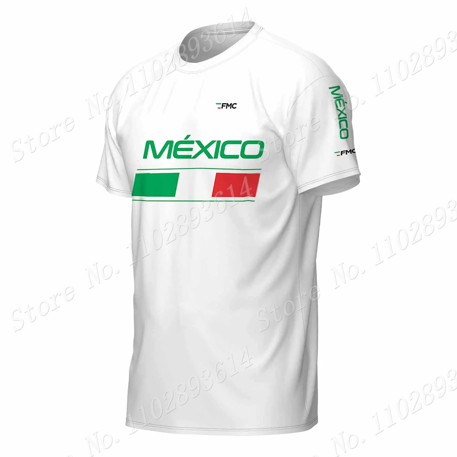 Mexico Team 2024 T Shirt CAMISETA Mexican 3D Print Mens Summer Running Jersey Green Streetwear Casual Technical Training Clothes