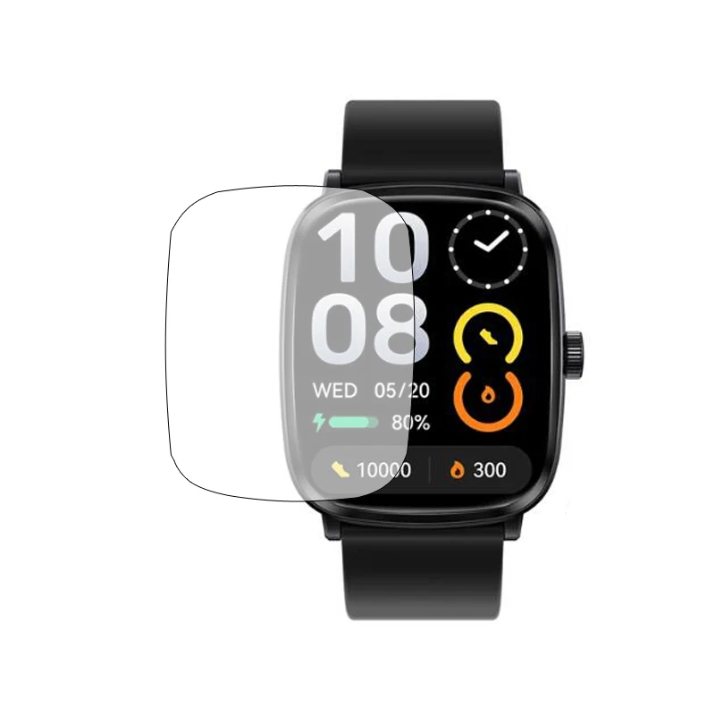 5 buah jam tangan pintar lembut TPU penutup pelindung Film bening untuk jam tangan Haylou RS5 LS19 pelindung layar tampilan aksesori pintar