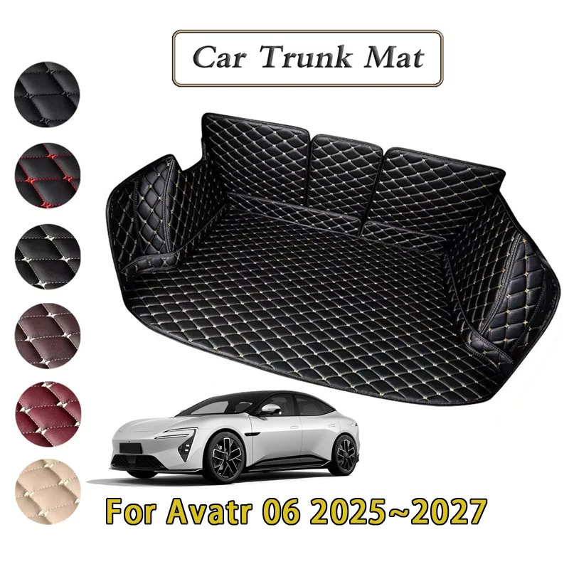 Car Trunk Mats For Avatr 06 E16 2025 2026 2027 5seat Waterproof Dirt-resistant Fully Mats Rear Cargo Tray Auto Accessories