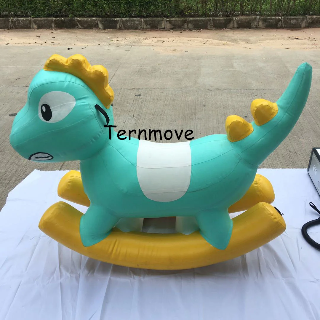 indoor playground inflatable jump rocking horse Sport Games Rocking horse air sealed ride on inflatable animal