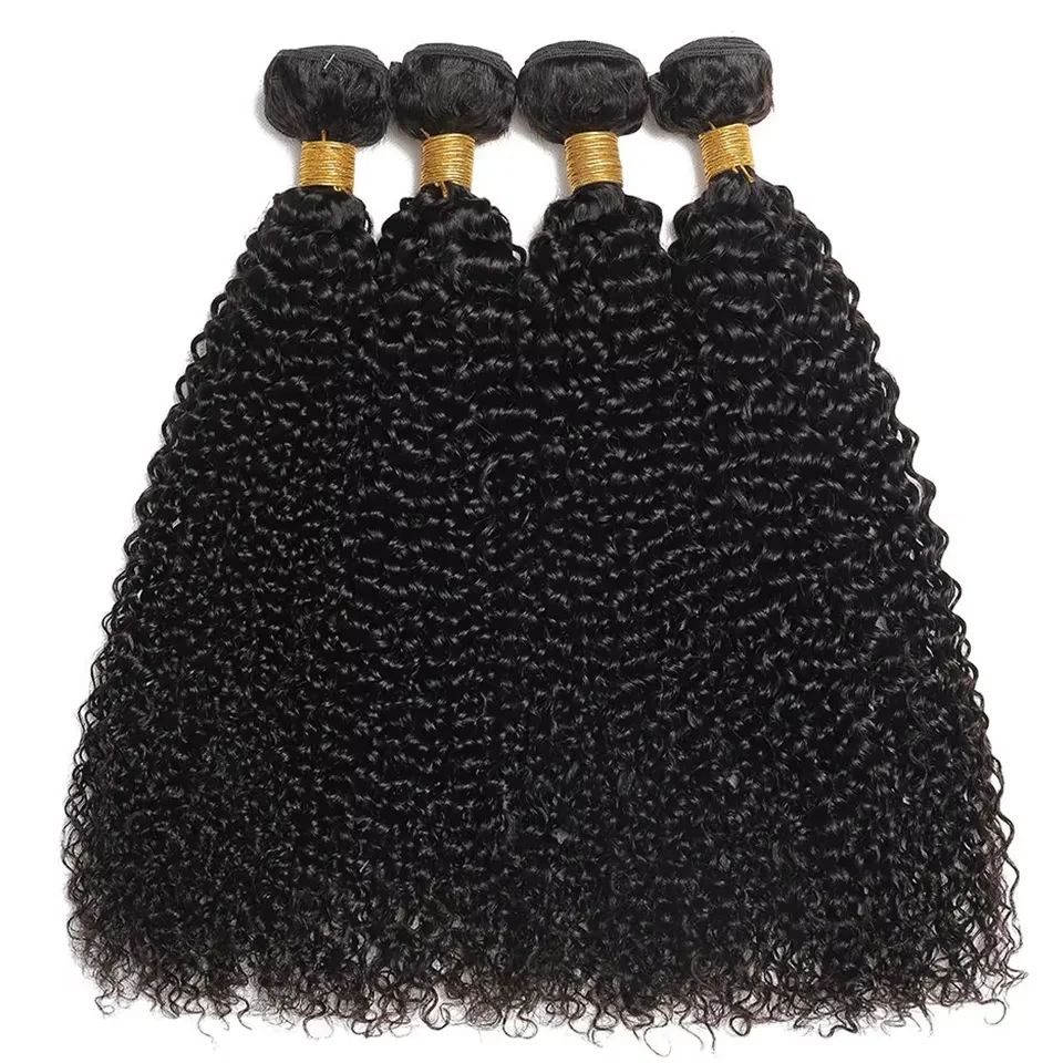 Mechones rizados de 30 y 40 pulgadas, extensiones de cabello humano brasileño suelto de onda profunda, tejido de cabello humano Natural, mechones de cabello crudo Remy