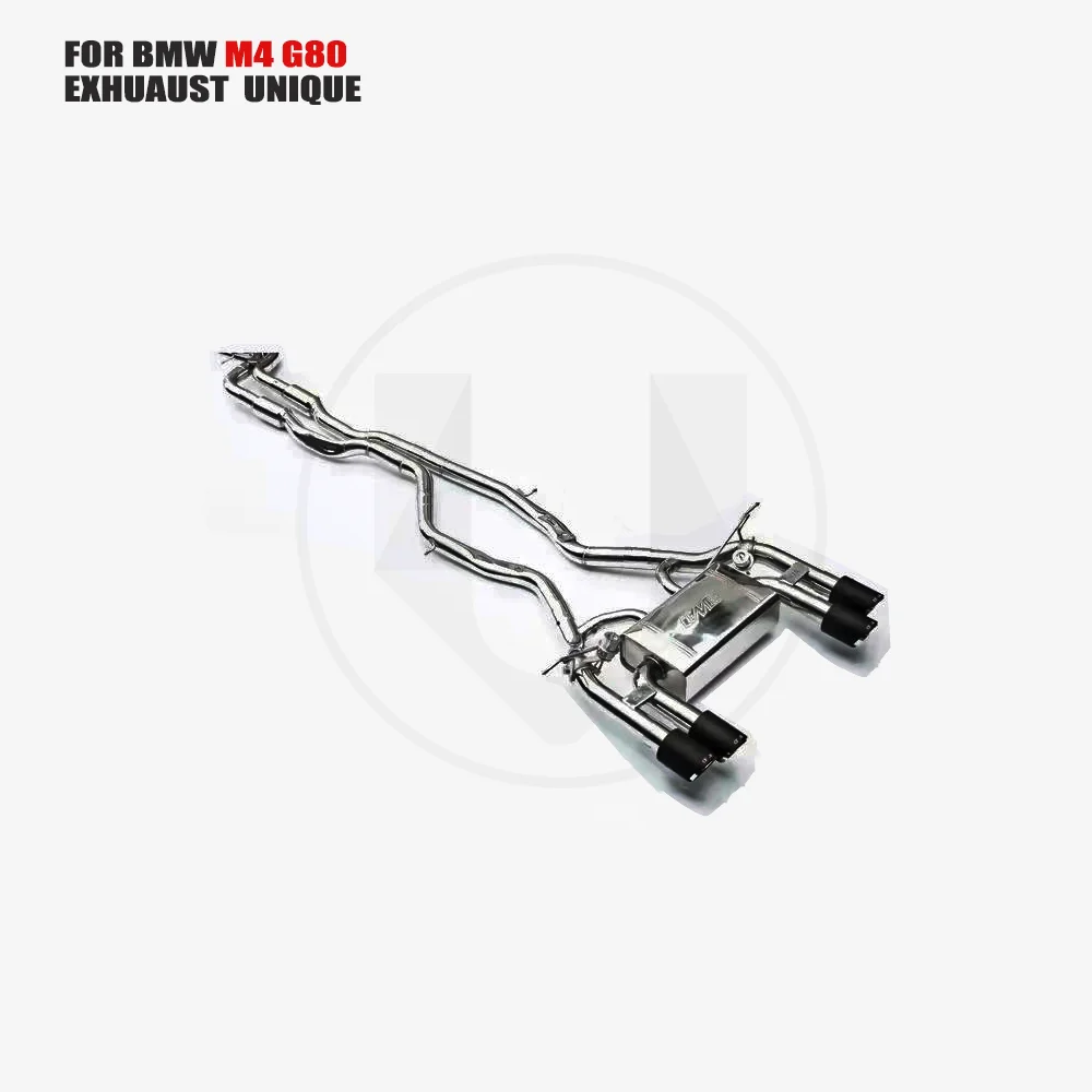 

UNIQUE Stainless Steel Exhaust System Performance Catback is Suitable for BMW M4 G80Car Muffler