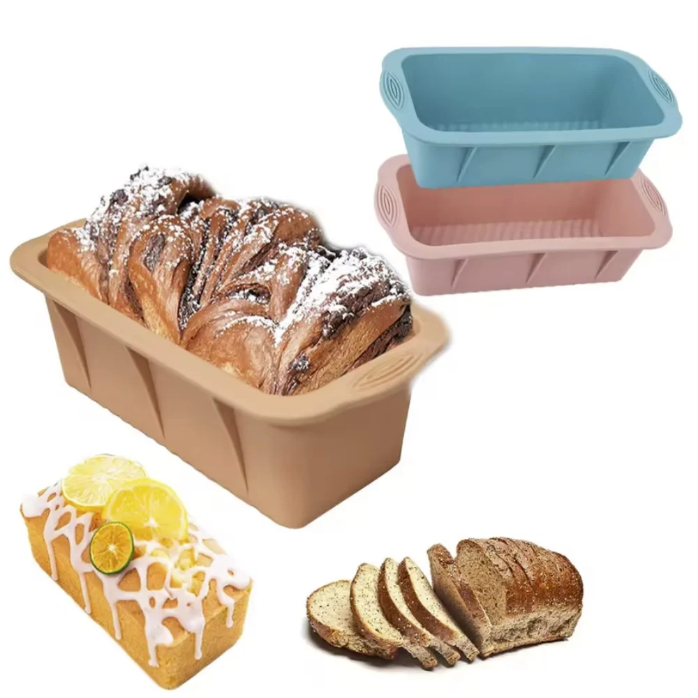 

Loaf Pan Bread Toast Reusable Silicone Mold Baking Pastry Tools for Making Cooking Chololcate Cake Kitchen Bakeware Gadgets