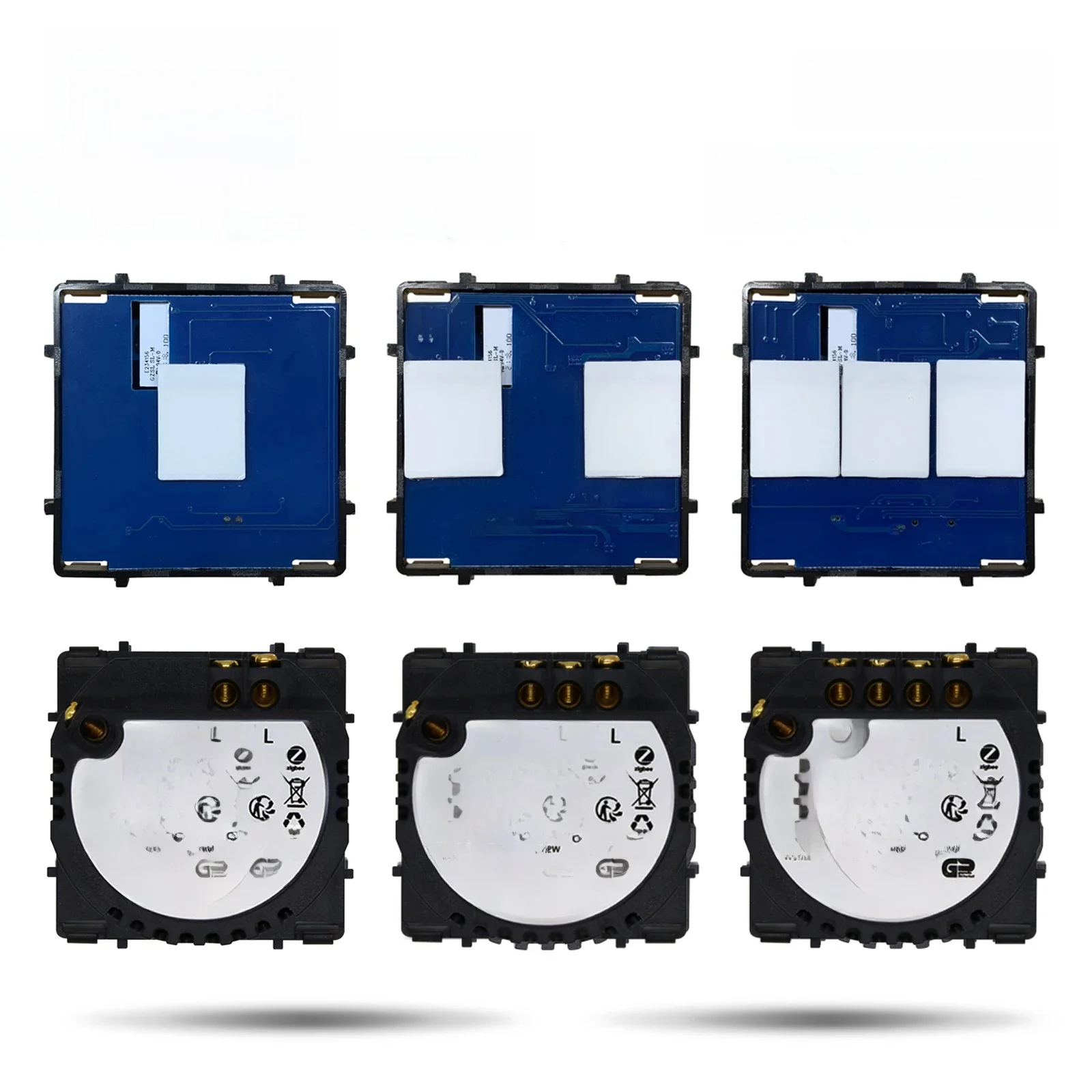 BSEED Zigbee Smart Switch 1/2/3Gang Touch Schakelaar Functie Deel 2Way Draad Met Normale Touch schakelaar Alexa Tuya Smart Life Control - afbeelding 2