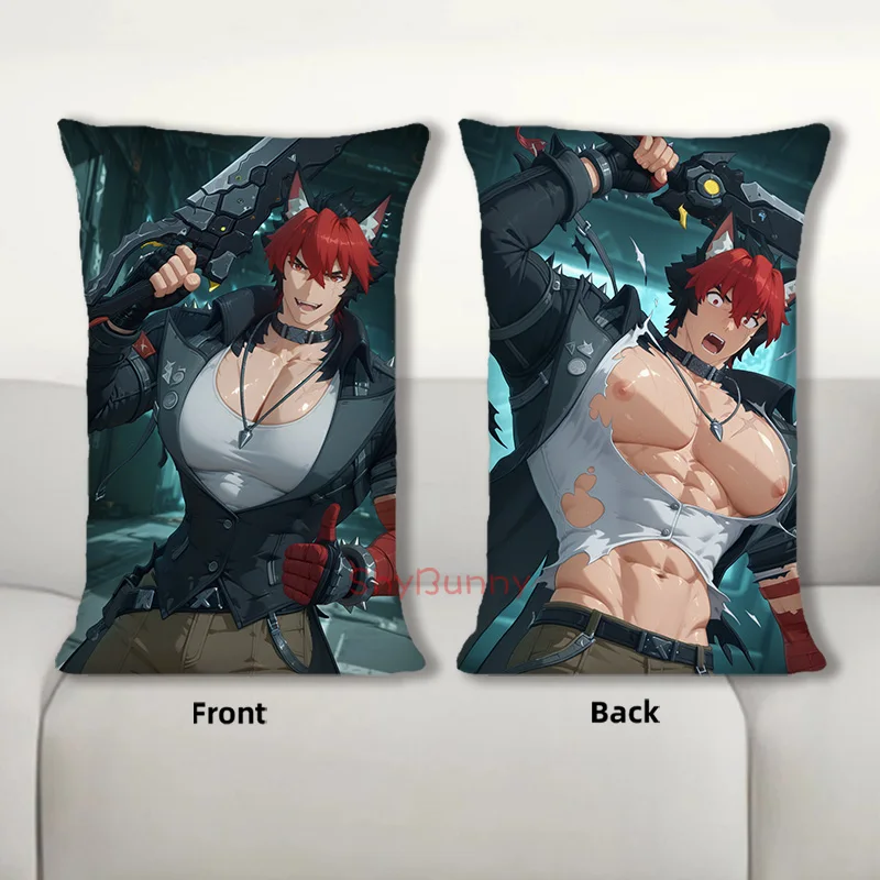 

Dakimakura Anime Komano Manato ZZZ Body Pillow Cover Sofa Cushion Double-side Print Throw Pillow Case 40X60cm