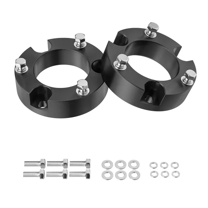 

Front Strut Spacers 2.5" Leveling Lift Kits for 2005-2023 Tacoma 2WD 4WD, 2003-2023 4Runner 2WD 4WD and 07-15 FJ Cruiser 2WD 4WD