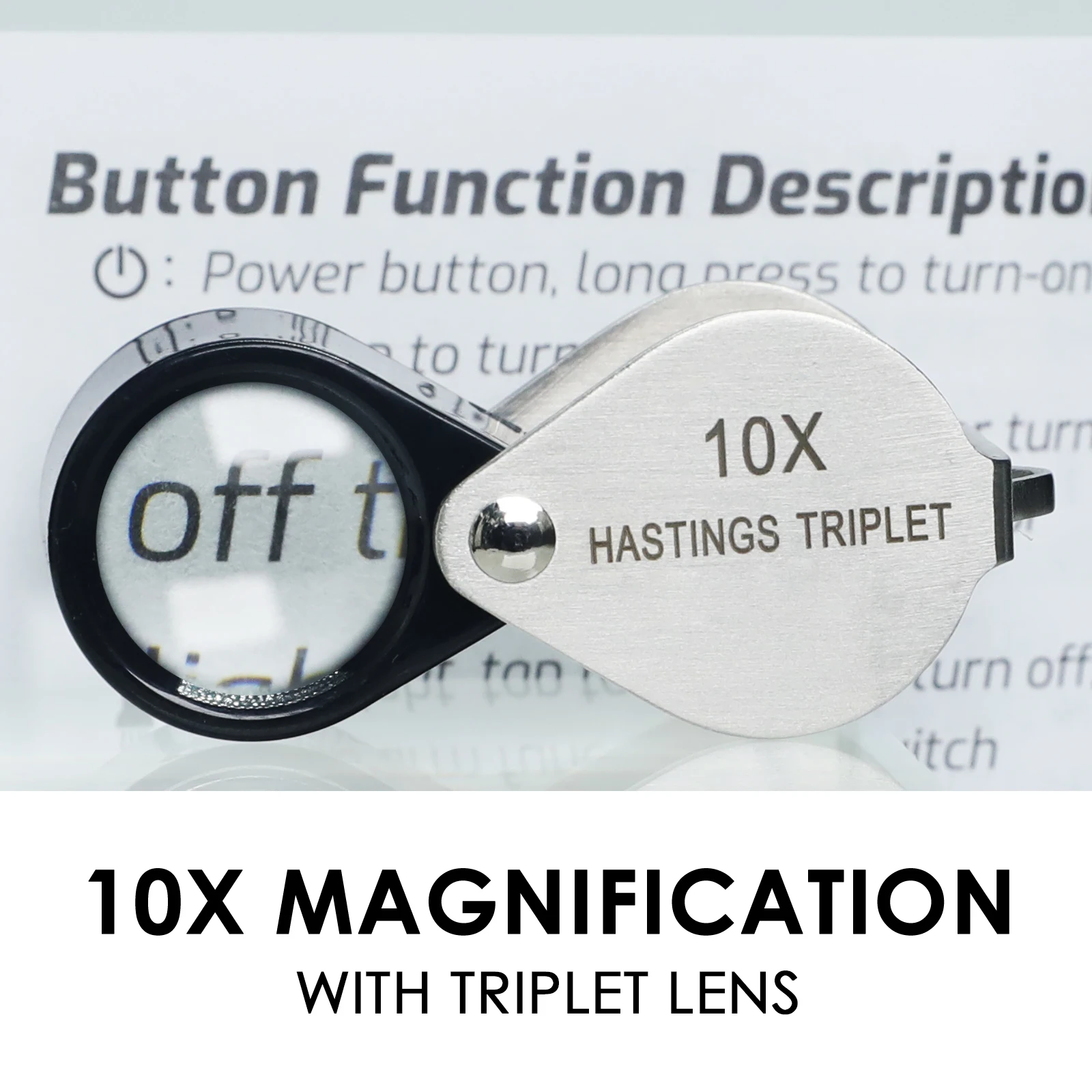 10X Hasting Jewelry Loupe Opti - Body Jewelry Repair ulasan dan harga