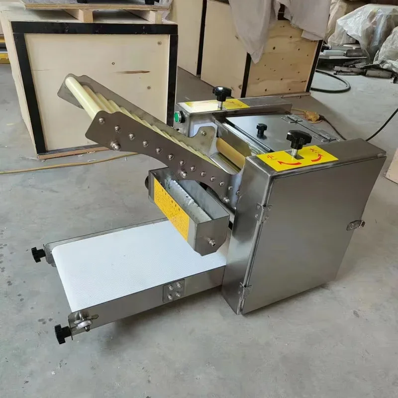 PBOBP Automatic 220/110V Dumpling Wrapper Making Machine Spring Roll Skin Maker Crepe Tortilla Chapati Roti Machine