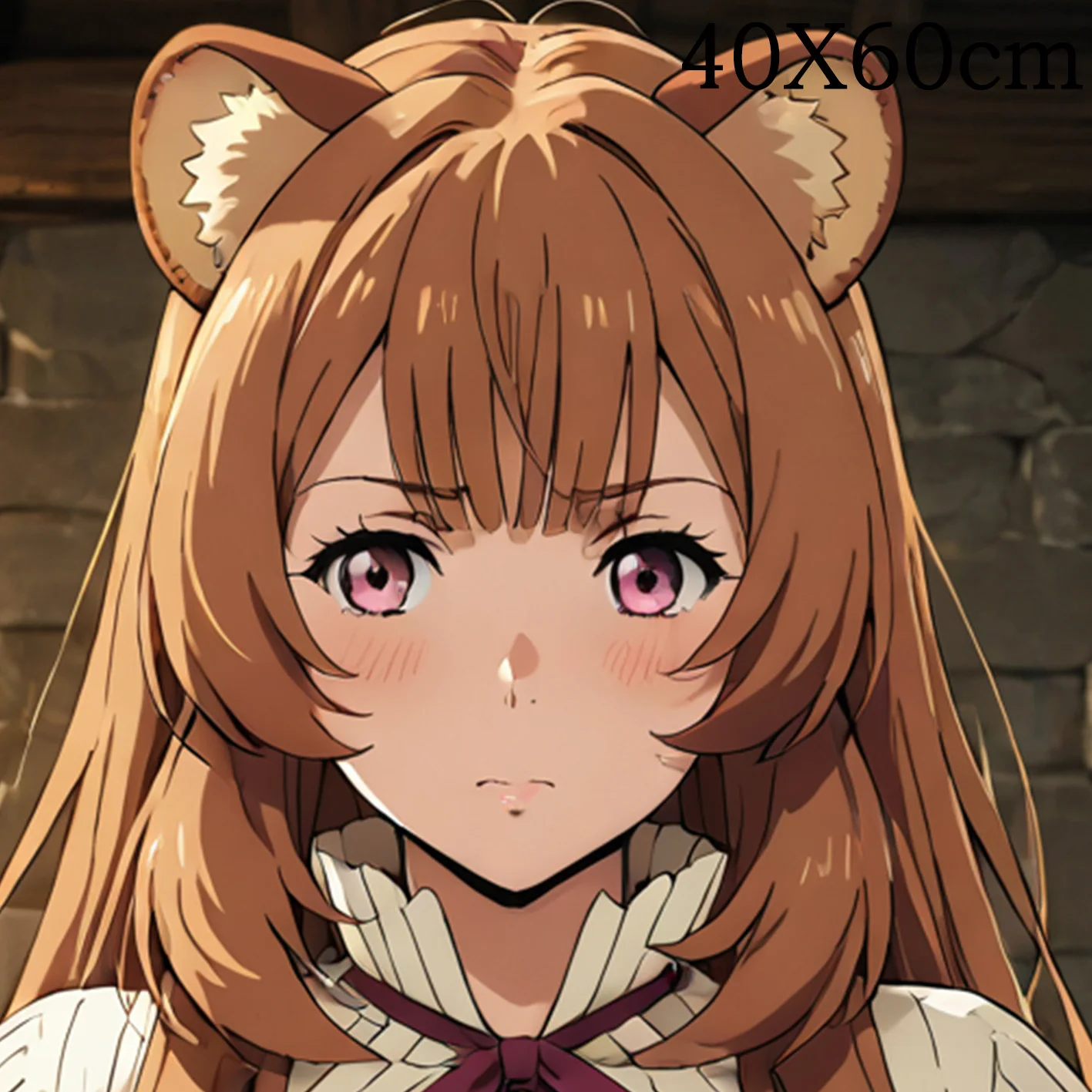 

Dakimakura Anime Raphtalia Pillow Cover Sofa Cushion Double-side Print Throw Pillow Case 40X60cm