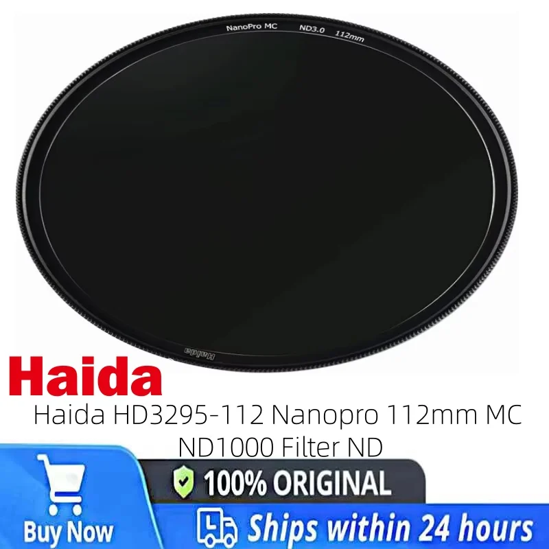 Haida HD3295-112 Nanopro 112mm MC ND1000 Filter ND 3.0 1000x 10 Stop Compatible with Nikon NIKKOR Z 14-24mm f/2.8 S Lens