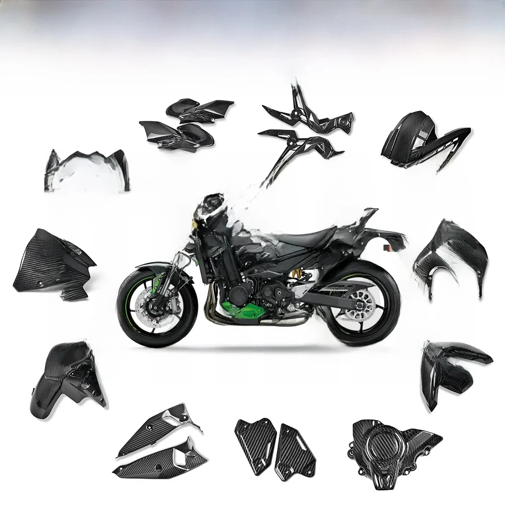 Z-900 Voor Kawasaki Z900 2020-2023 2024 Koolstofvezel Body & Frame Covers Volledige Kuip Kits Motorfiets Accessoires Stroomlijnkappen Kit - afbeelding 2