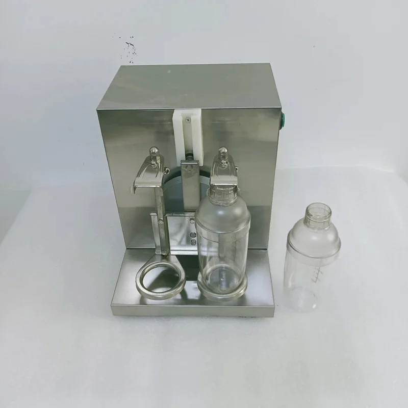 Automatic milk tea shaker machine stainless steel double head milk tea shaker cup shaker 220V