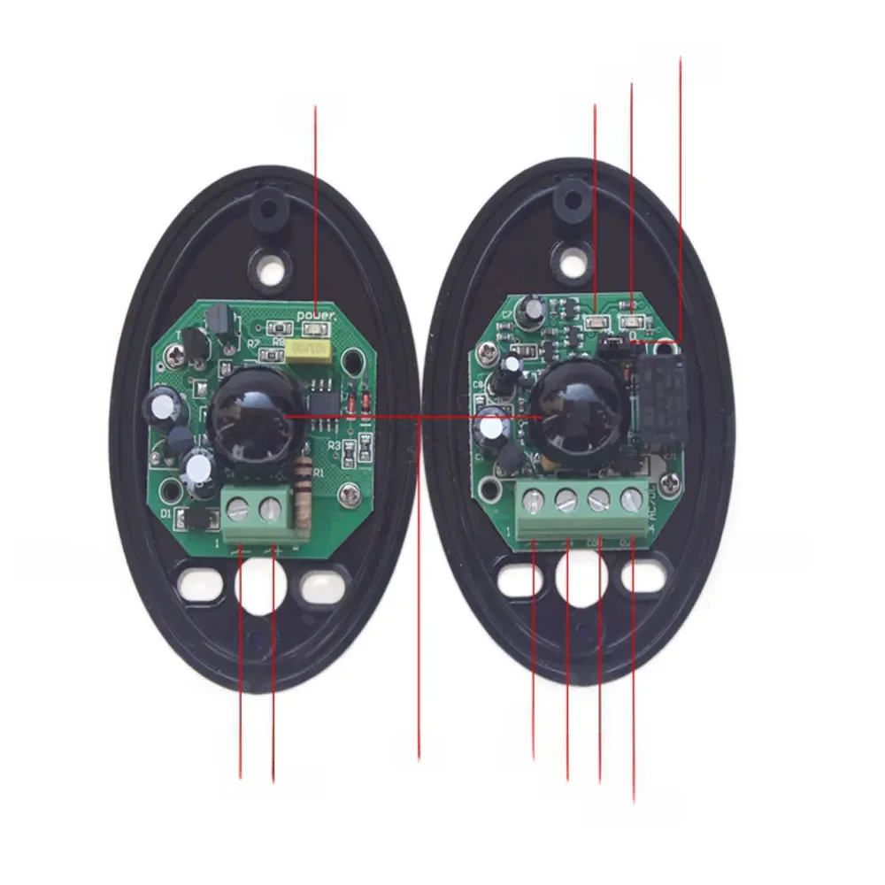 Sensor infravermelho seguro do detector da porta automatizada ip55/balanço/deslizante/portão da