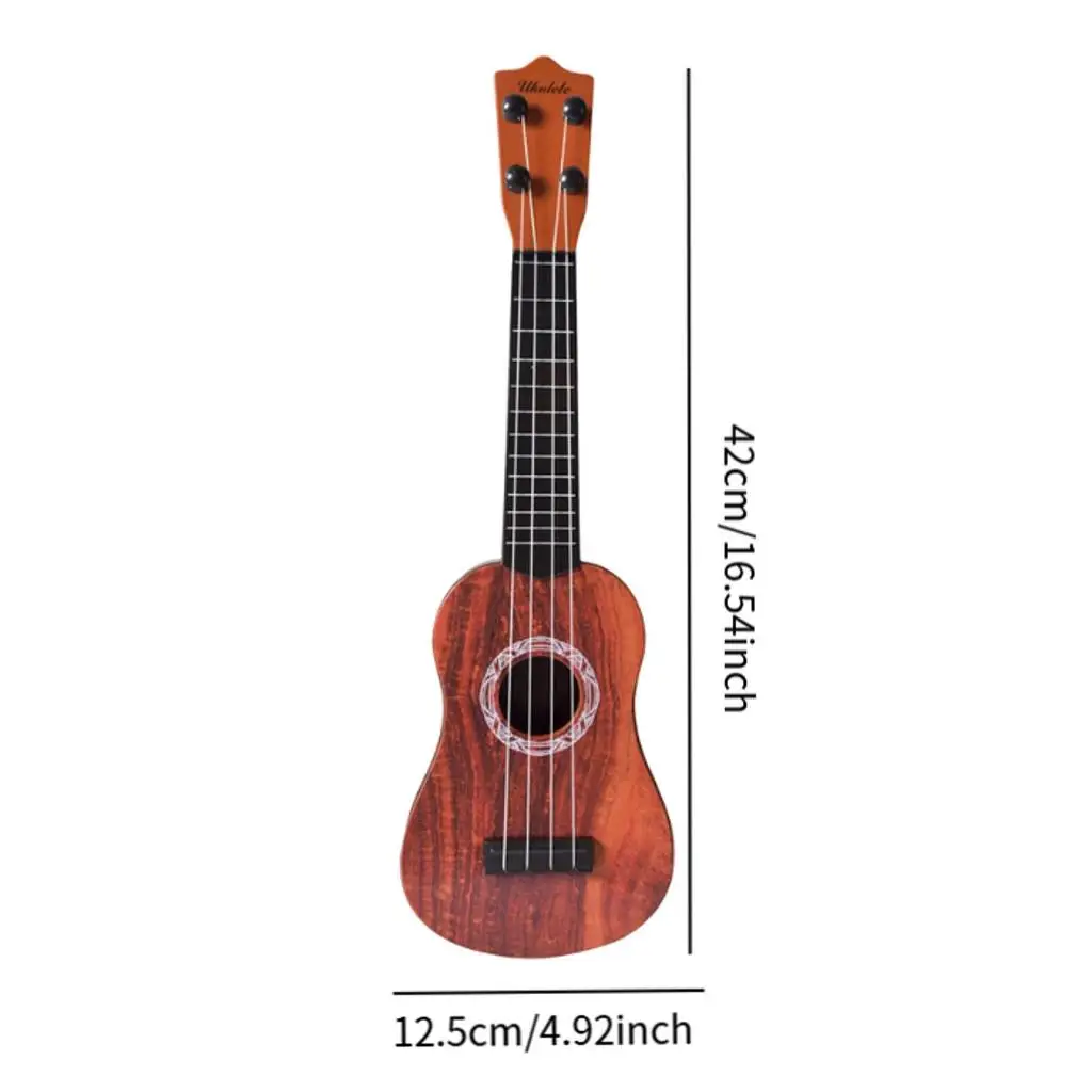 Ukulele Guitar Strumming Training Music Beginners Ukeleles Four Strings Guitar Early Learning Education for Kids Children PP view 6
