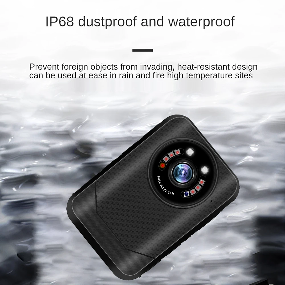 Yingshiwei YSW-Q7 1440P HD Law Enforcement Bodycam Chest Recorder Surveillance Security Monitor Wireless Video Mini Body Camera