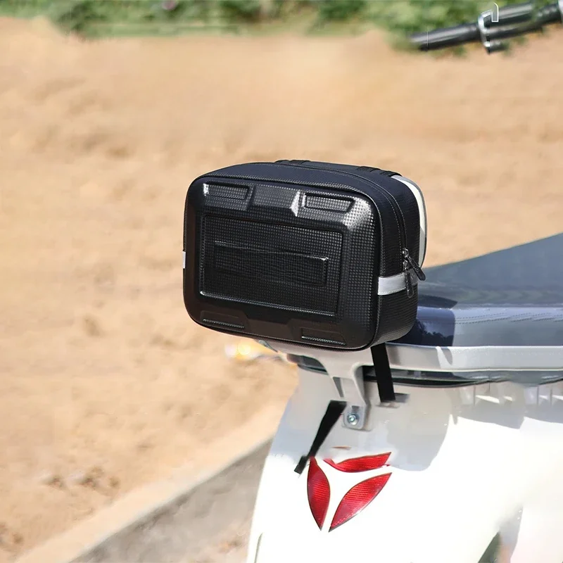 AliExpress Motorcycle Bag Rear Seat Bag Waterproof Large Capacity Hanging Bag Storage Bag Bicycle Accessories Motorcycle Accessories