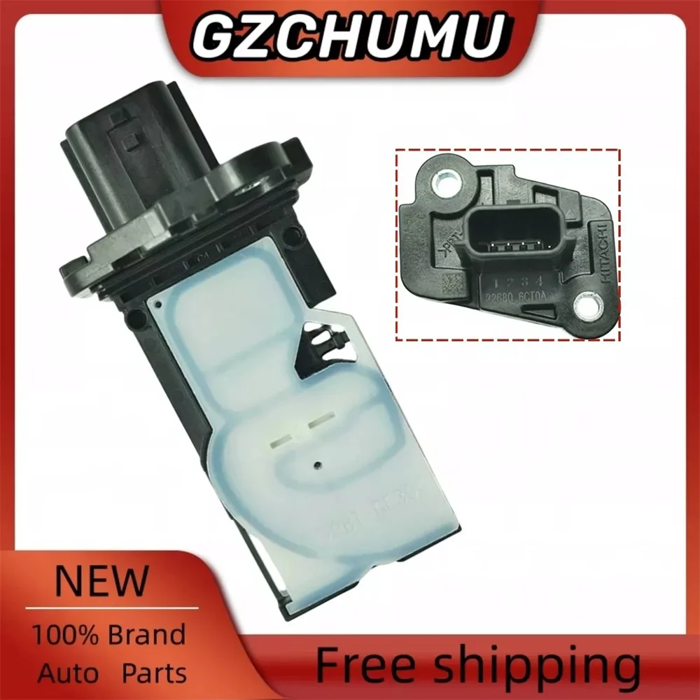

Mass Air Flow Meter MAF Sensor 22680 6CT0A AFH60M-53 For 2019 NISSAN ALTIMA 2.5L