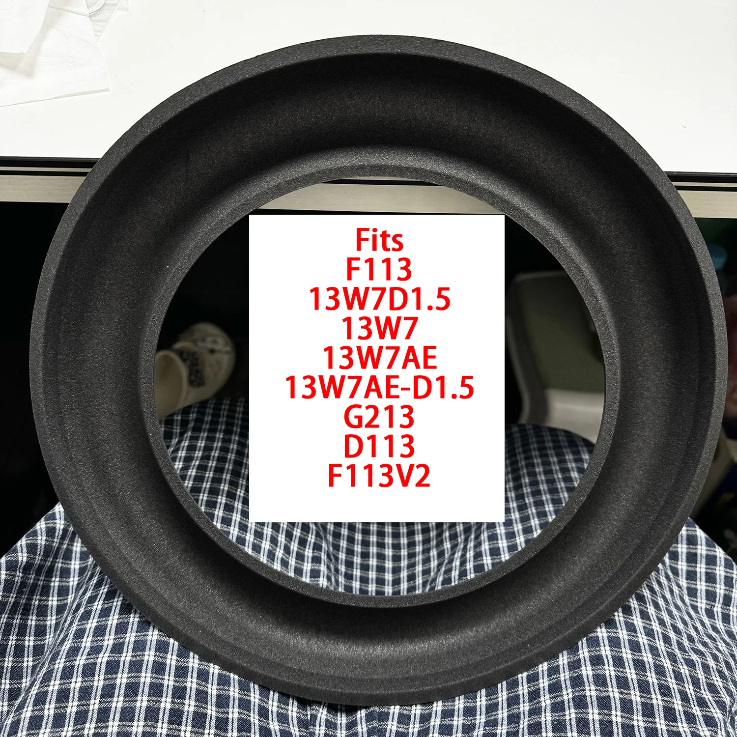 Fits JL Audio F113 13W7D1.5 13W7 13W7AE 13W7AE-D1.5 G213 D113 F113V2 JL Audio Subwoofer Part Foam Edge Surrounds Speaker Repair