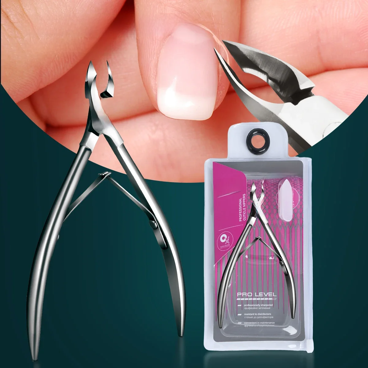 Ensemble professionnel de coupe-cuticules, ciseaux à peau morte Super tranchants pour femmes et hommes, outil de manucure permettant d'économiser du travail des ongles et des pieds