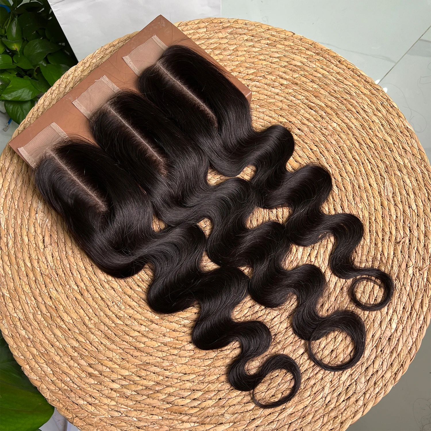 SWANEE 2x6 Lace Closure Vietnamese Hair Body Wave Closure 100% Human Hair Transparent Lace Frontal Closure Natural Remy Hair