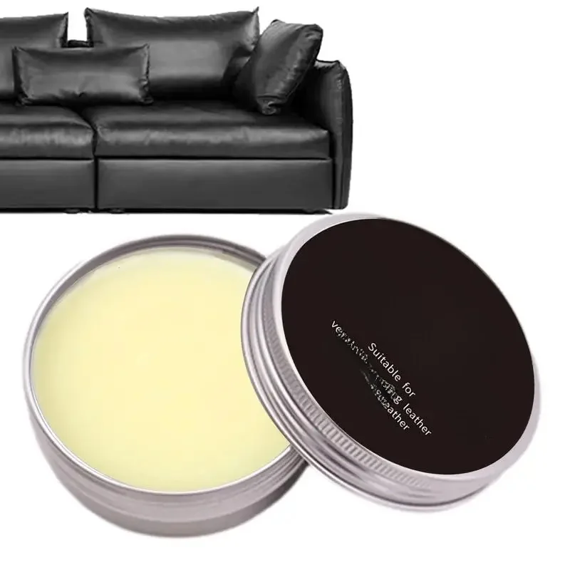 Baume de recoloration du cuir, après-shampooing en cuir avec huile de vison, universel pour la restauration et la remise à neuf des bottes, sacs pour sièges de voiture, 15-250g