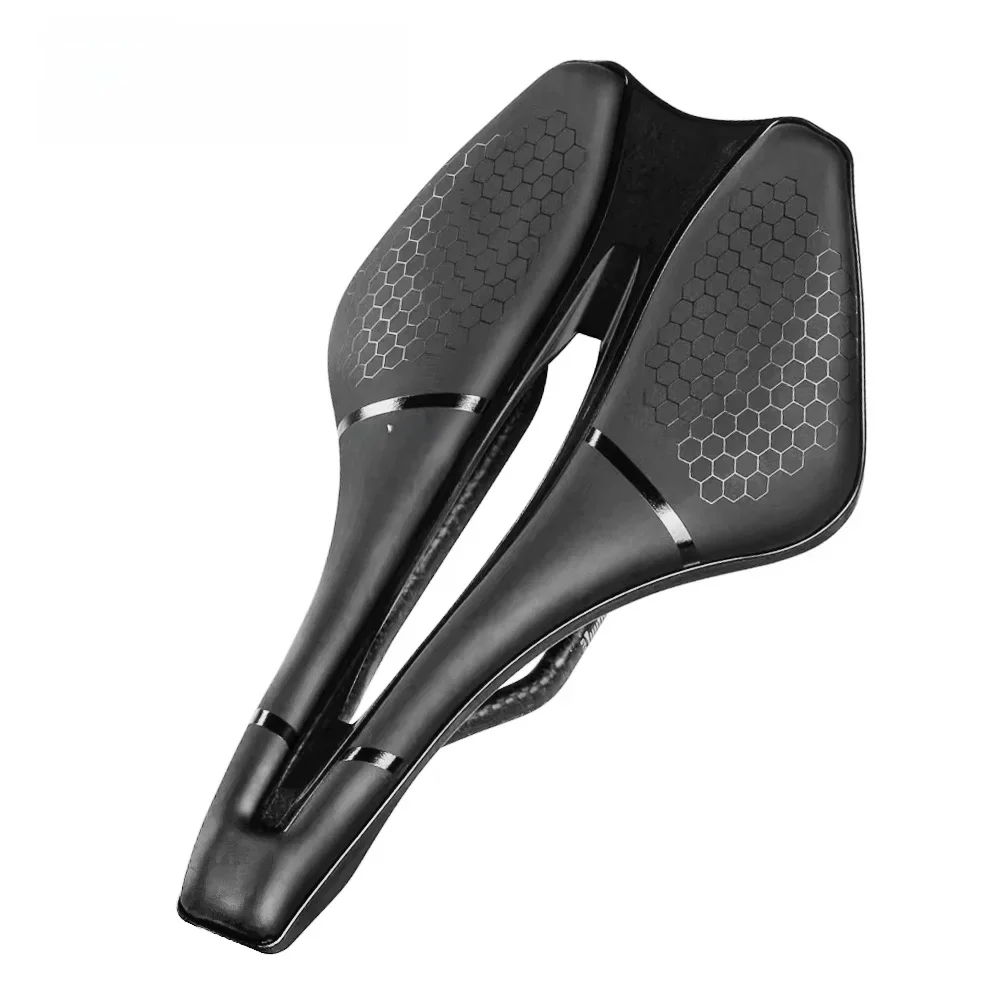 AliExpress ELITA ONE Bicycle Saddle EVA Carbon Saddle Ultralight 143mm Hollow Out Ventilation Comfortable Racing Saddle Carbon Rails