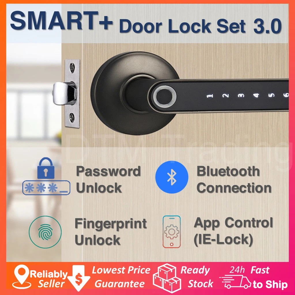 Smart Door Lock with Bluetooth, Fingerprint Access, APP Control, TTLock, Secure Your Home Effortlessly