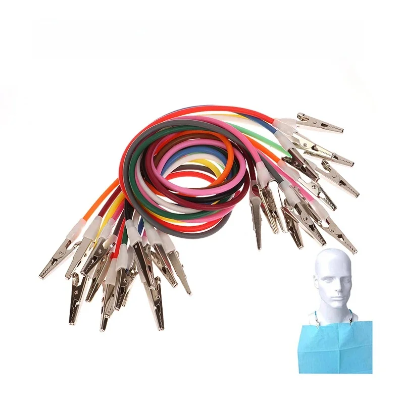 Pinces à bavoir dentaires Autoclavables, 1 pièce, porte-serviettes en chaîne, Clips pour Patient en Silicone pour bébé, écharpe, outils de dentiste