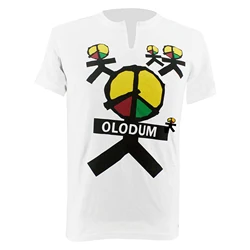 Brazil Retro Antiwar Michael OLODUM Cotton 100% Tee T-shirt - They Don't Care About Us'