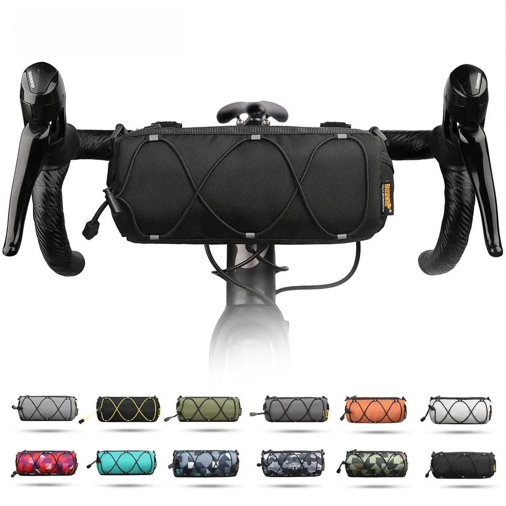 AliExpress Rhinowalk Bike Bag Handlebar Bag  2.4L Large Capacity Reflective Bike Bag or Other Colors MTB Road Cycling Bike Frame Tube Bag