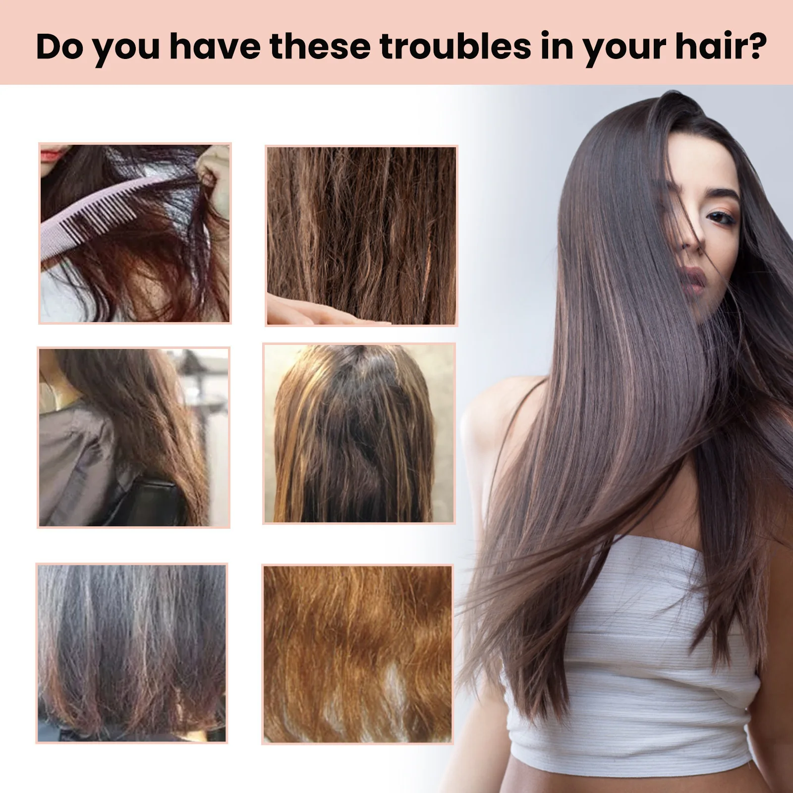 Hair Straightening Cream Professional Dry Damage Frizz Treatment Soft Smoothing Curly Hair Protein Correction Restore Hair Shiny