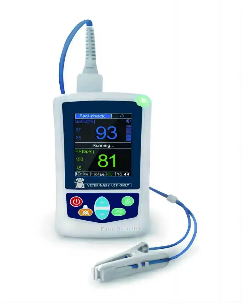 

Veterinary CE-Approved Vet Professional Medical Animal SpO2 Probe Sensor Pet Vital Signs Capnograph Monitor