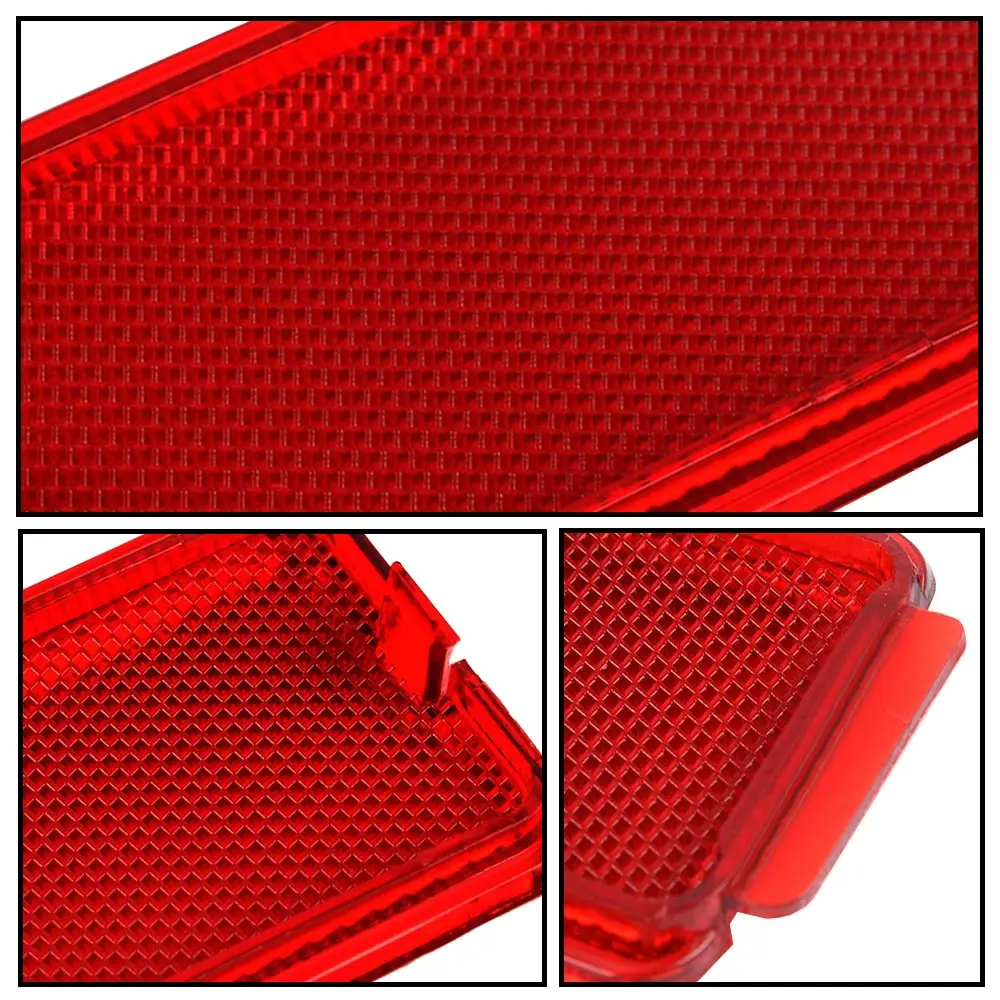 يصلح ل 99-07 فورد سوبر ديوتي F250-F450 2 قطعة الباب الأمامي أو الخلفي الأحمر لوحة عاكس الضوء #4