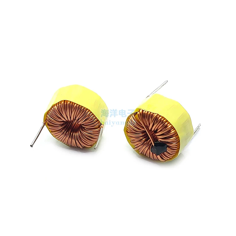 Horizontal 18mm 6826D-330uH 0.8 wire 6A magnetic ring inductor ring differential mode inductor