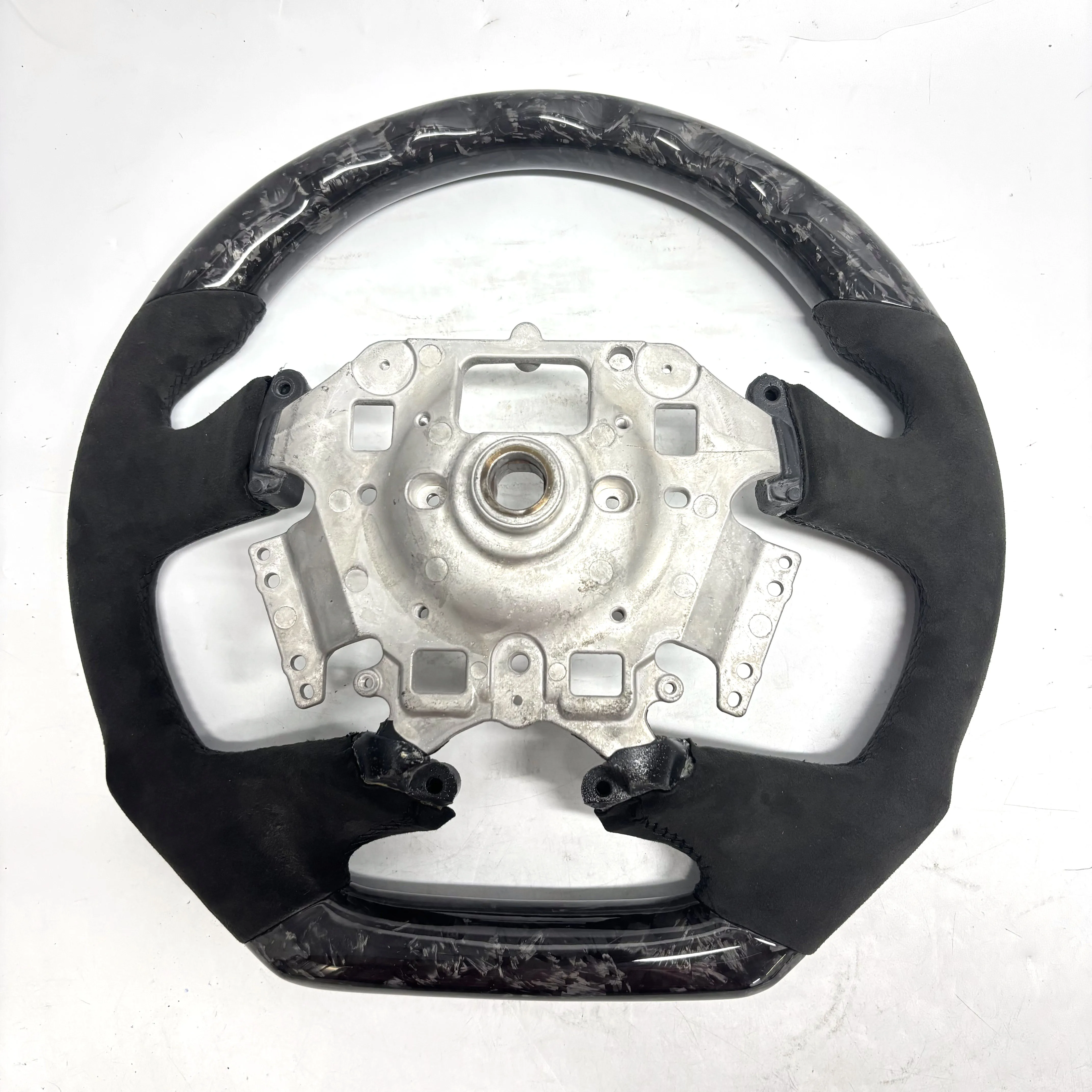 Retro Ford/FPV FG Falcon stuurwiel zwart Alcantara koolstofvezel