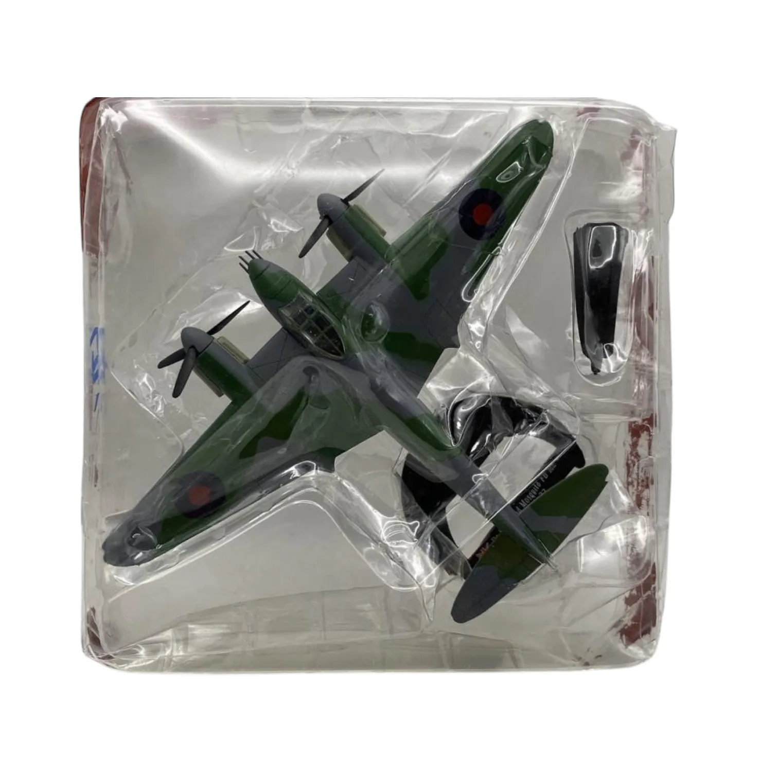 Luppa, # Avion de chasse-bombardier bi-moteur De Havilland Mosquito Fb Mk Vi, grande maniabilité et vitesse, Royaume-Uni Seconde Guerre mondiale, échelle 1:72, miniature en métal moulé sous pression, collection d'avions de la Seconde Guerre mondiale, sans chargeur, emballage blister endommagé sans carton arrière, base de modèle