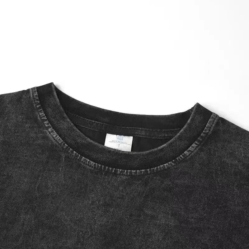 Vintage kruispatroon dames T-shirt gewassen korte mouw casual losse pasvorm klassieke stijl basic tee spirituele zin kleding