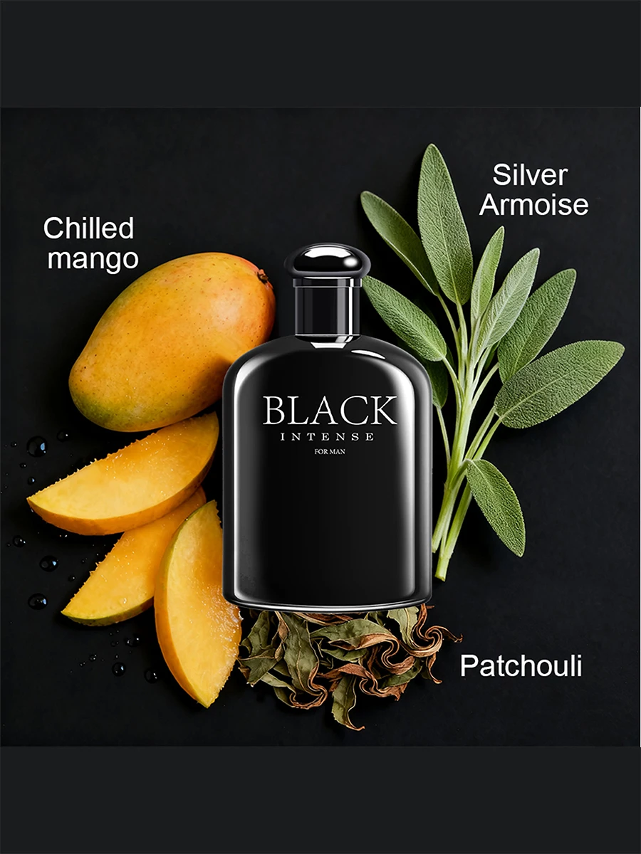 2PACK/200ML Set Parfum Pria |   Aroma Kayu yang Aromatik dengan Nuansa Mangga, Cendana, dan Jeruk | Wangian Tahan Lama untuk Pria | Hadiah untuk Dia