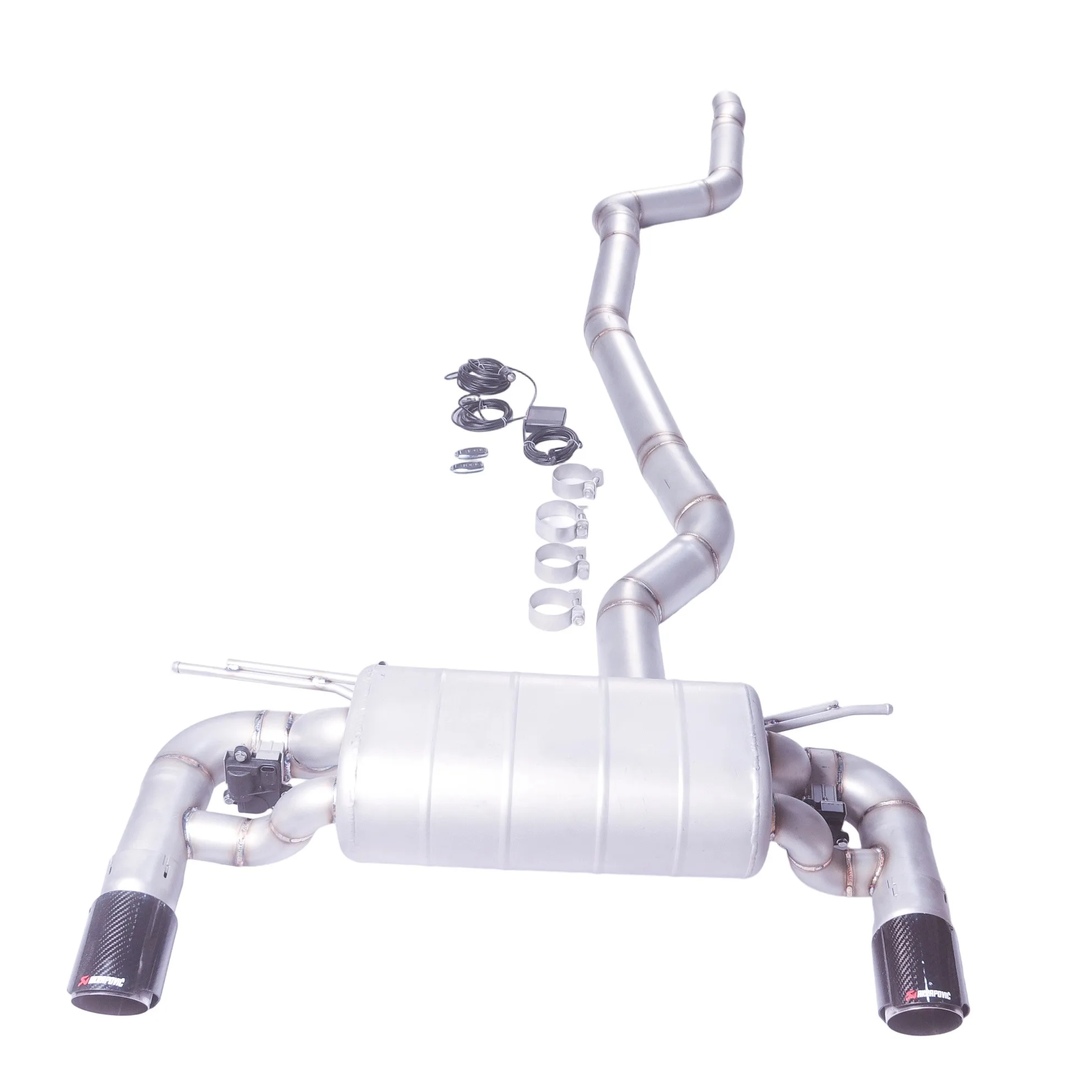 

GFC Catback Exhaust Muffler for 2014~2018 BMW M240i F22 B58 3.0T,Car Electric Valve Exhaust System Made with 3.5Inch SUS304 Pipe