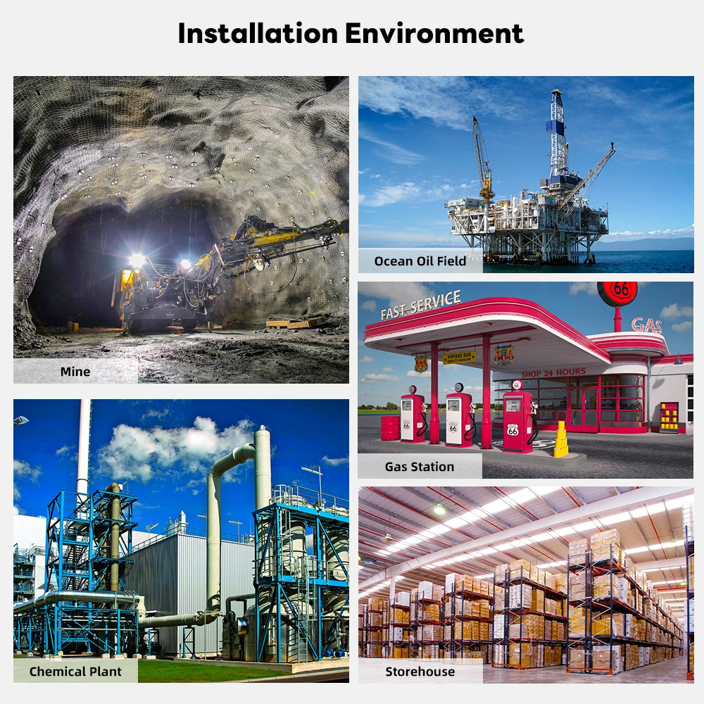 C 5MP SONY مقاوم للانفجار POE، مراقبة عالية الدقة، مقاوم للغبار ومقاوم للماء، للبيئات الخطرة، رؤية ليلية بالأشعة تحت الحمراء، أمان